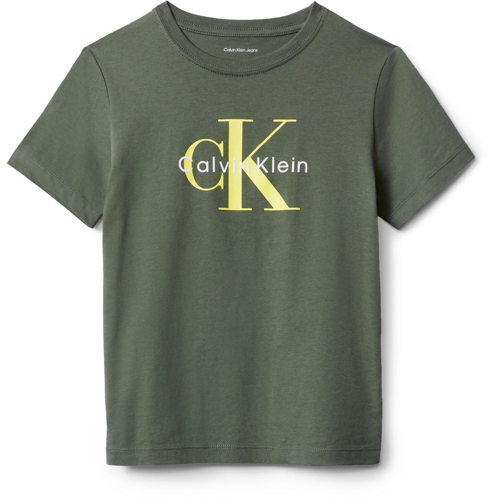 Køb Calvin Klein Thyme Ck Monogram Ss T-Shirt