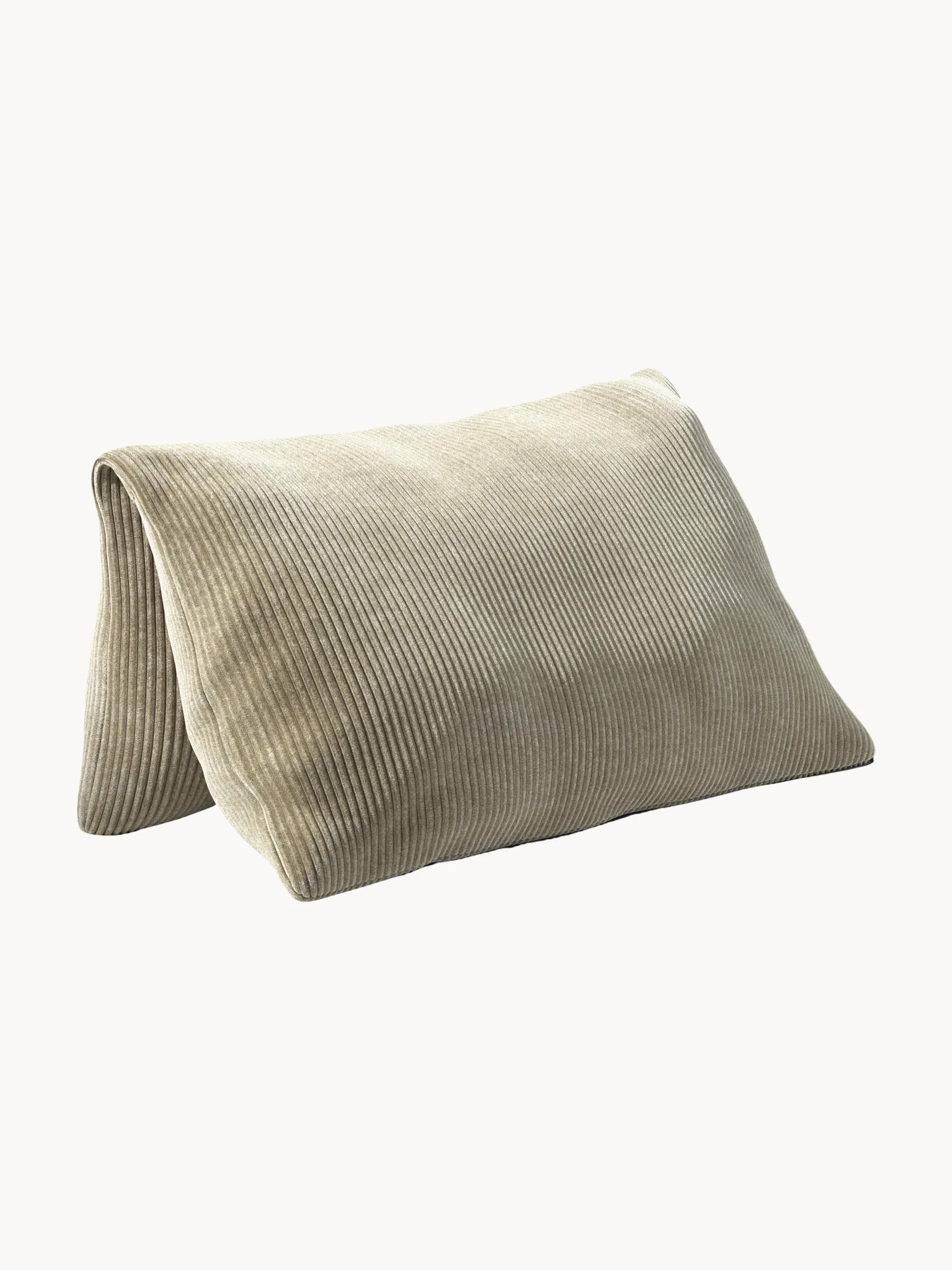 Grote corduroy bankkussen Vetsak, 60 x 60 cm