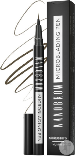 Nanobrow Crayon À Sourcils Microblading Marron Foncé 1ml
