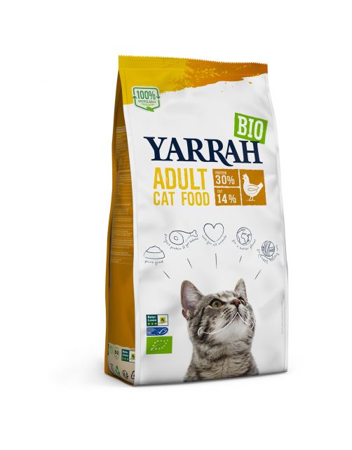 Yarrah Biologisch Adult Kip - Kattenvoer