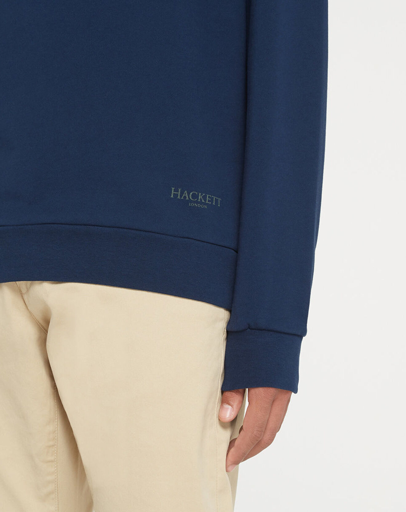 Hackett London Sweat Raglan Crew bleu marine