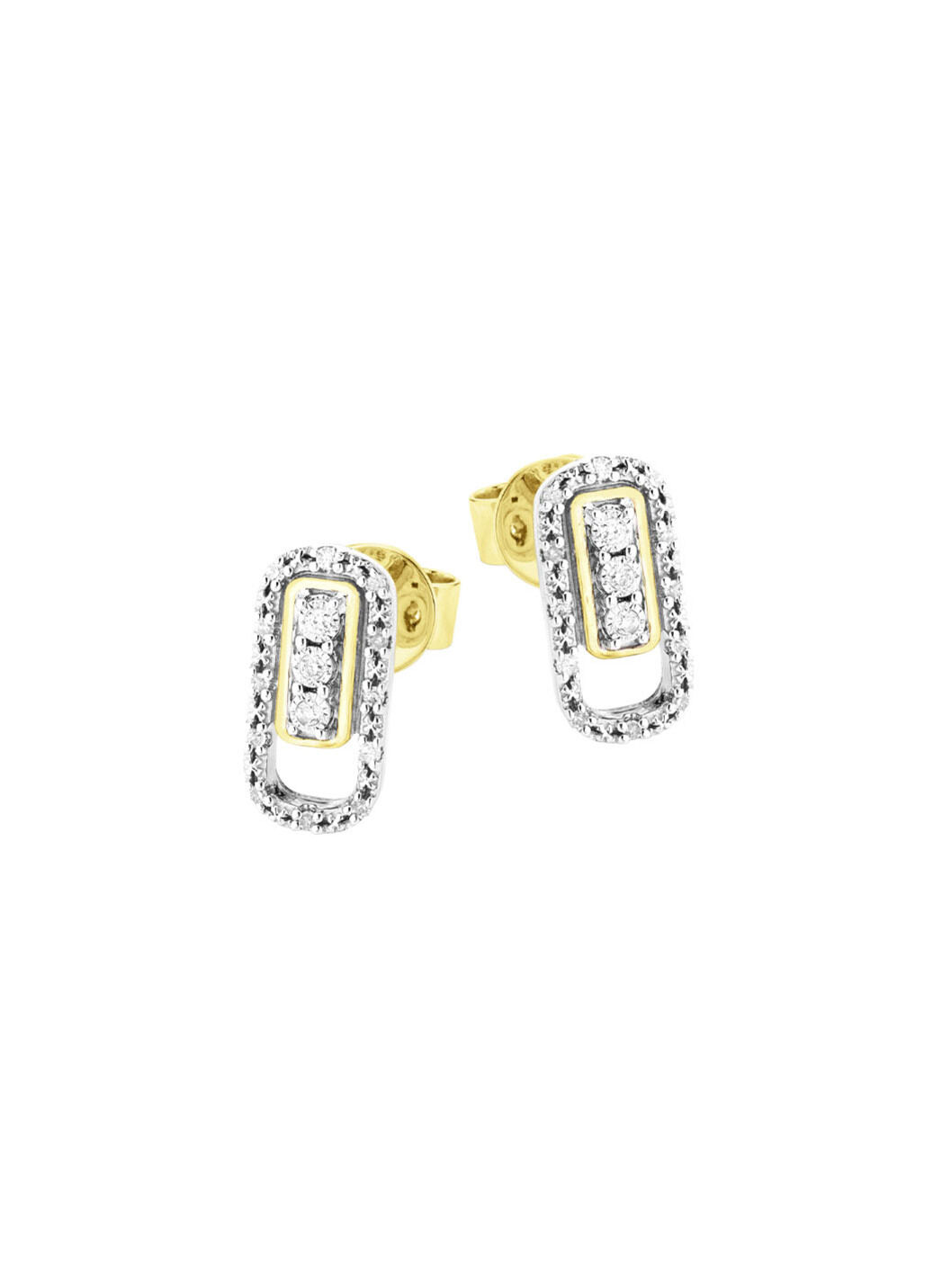 Schicke Ohrstecker mit Brillanten