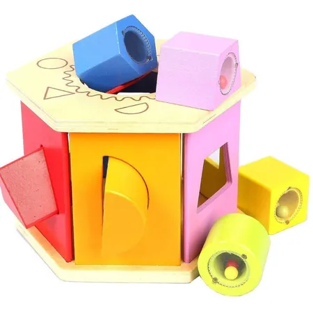 Hape Sortier-Box aus Holz, 7 Teile