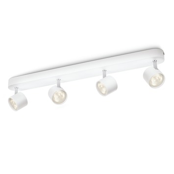 Philips opbouwspot MyLiving Star LED Wit 4 x 4.5W