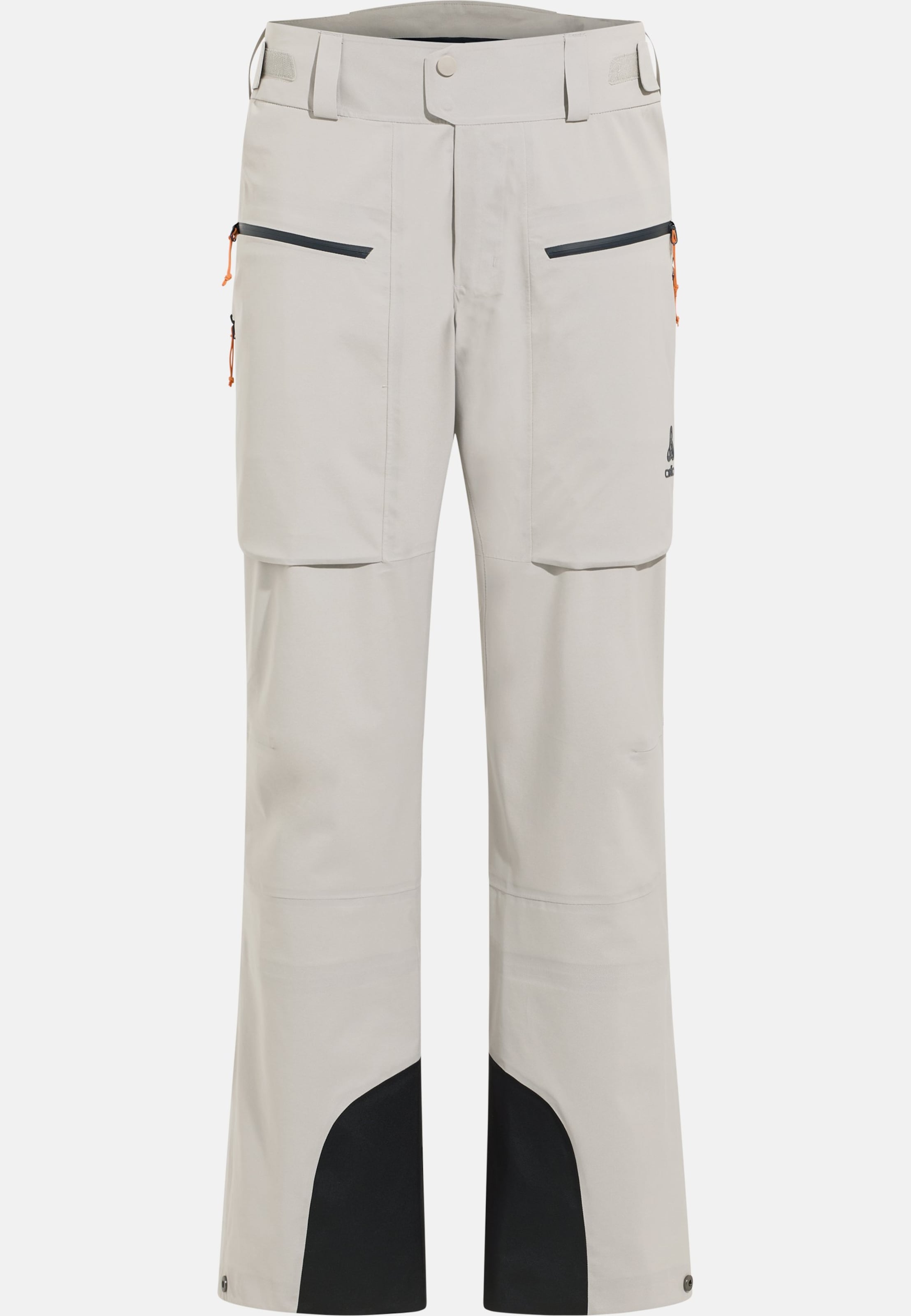 X-Alp 3L Hardshell-Skihose in silver cloud