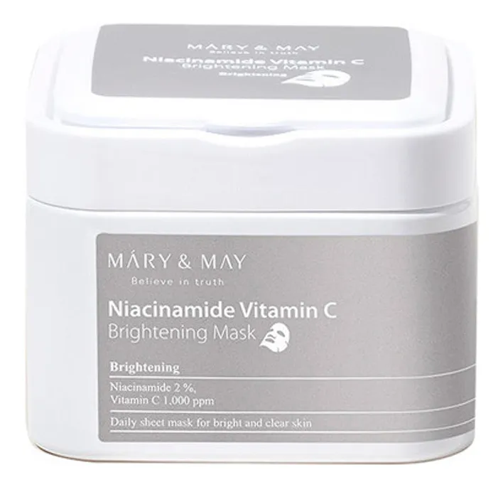 Mary&May Niacinamide Vitamin C Brightening Mask - 30 stk.