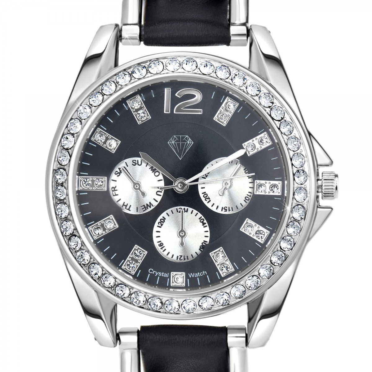 Montre Adèle SC Crystal ornée de Cristaux scintillants