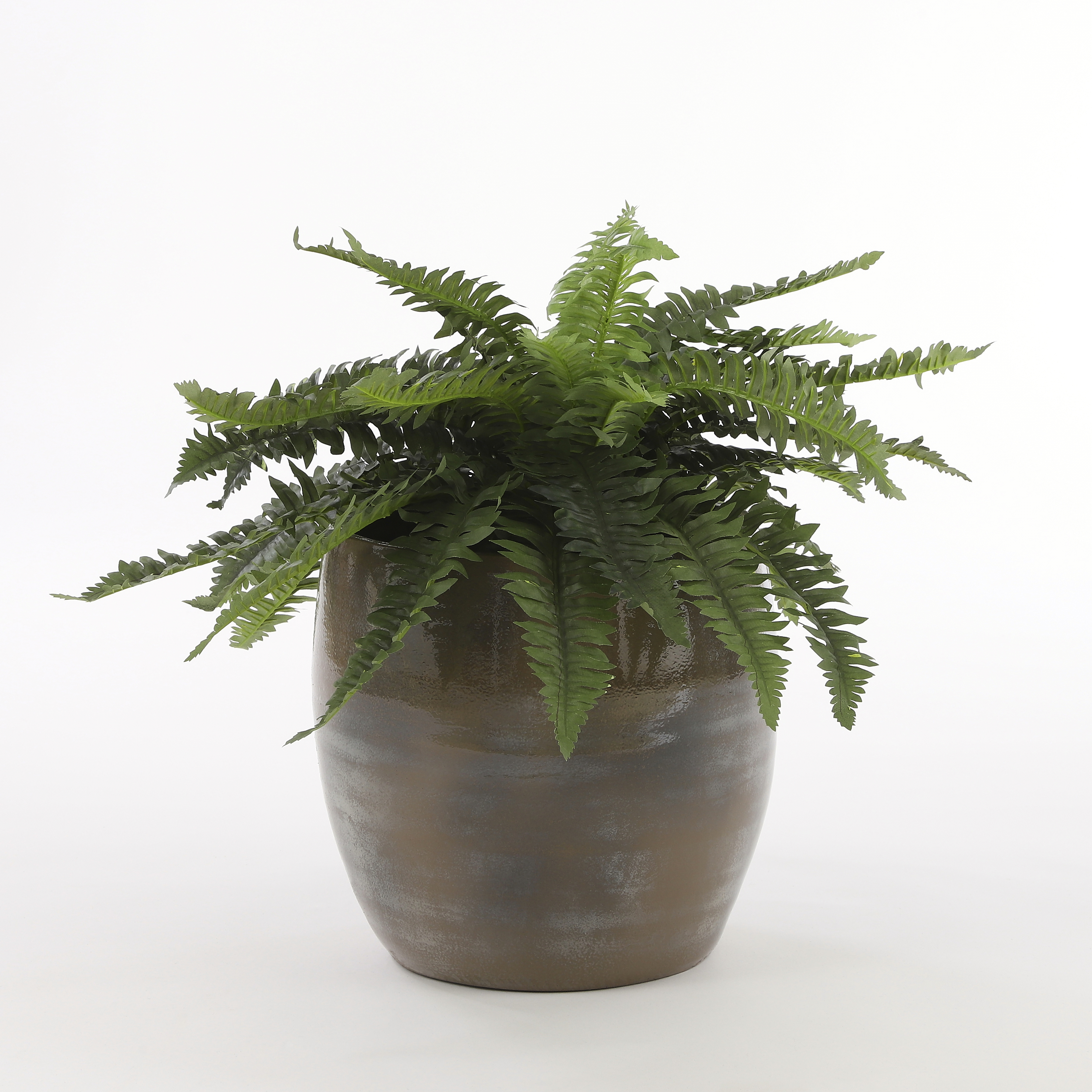 Mica decorations - fougère artificielle en pot h45