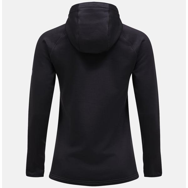 Veste polaire PEAK PERFORMANCE FLO W CHILL LIGHT ZIP HOOD BLACK