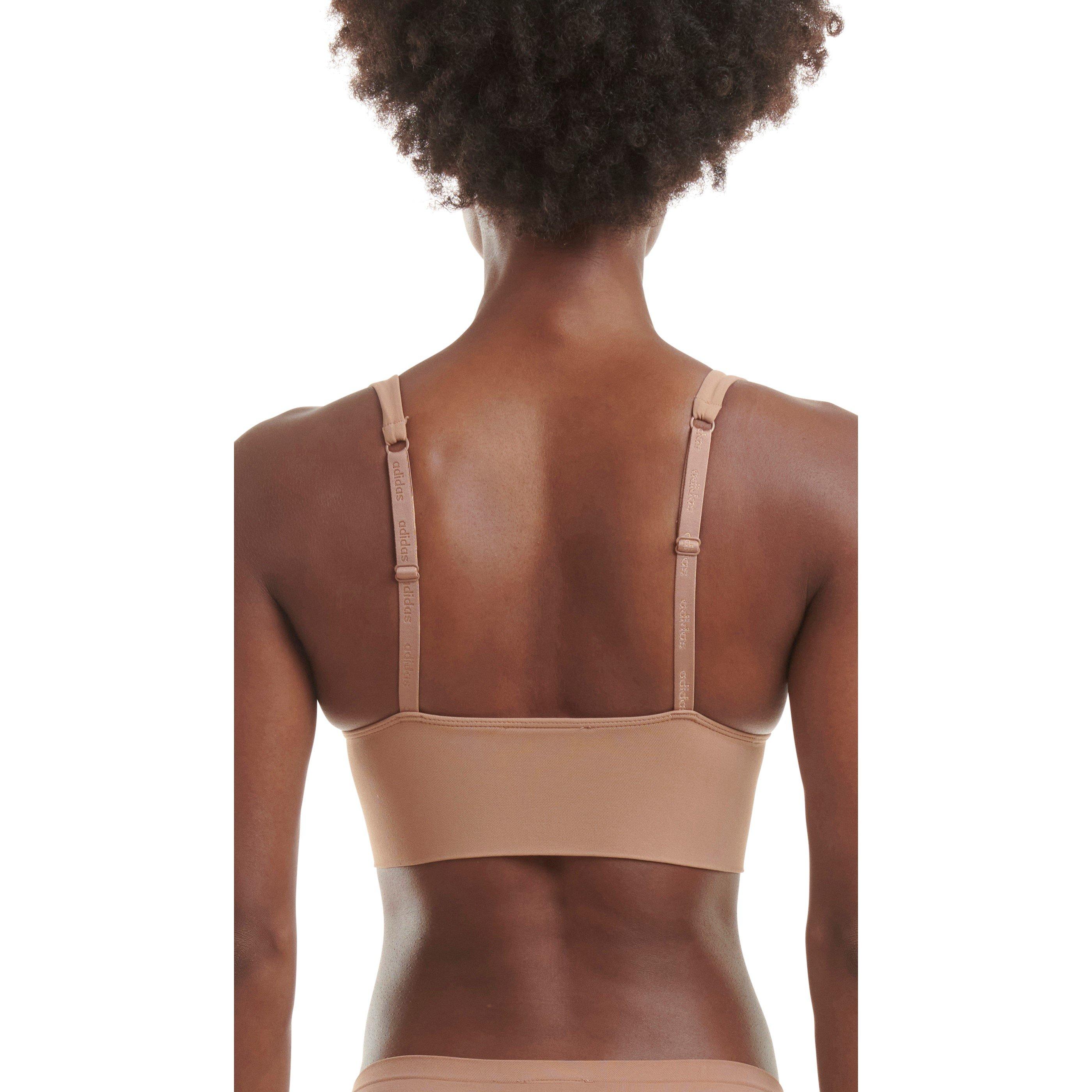 adidas Sport Active Seamless Micro Stretch Long Line Plunge Bra