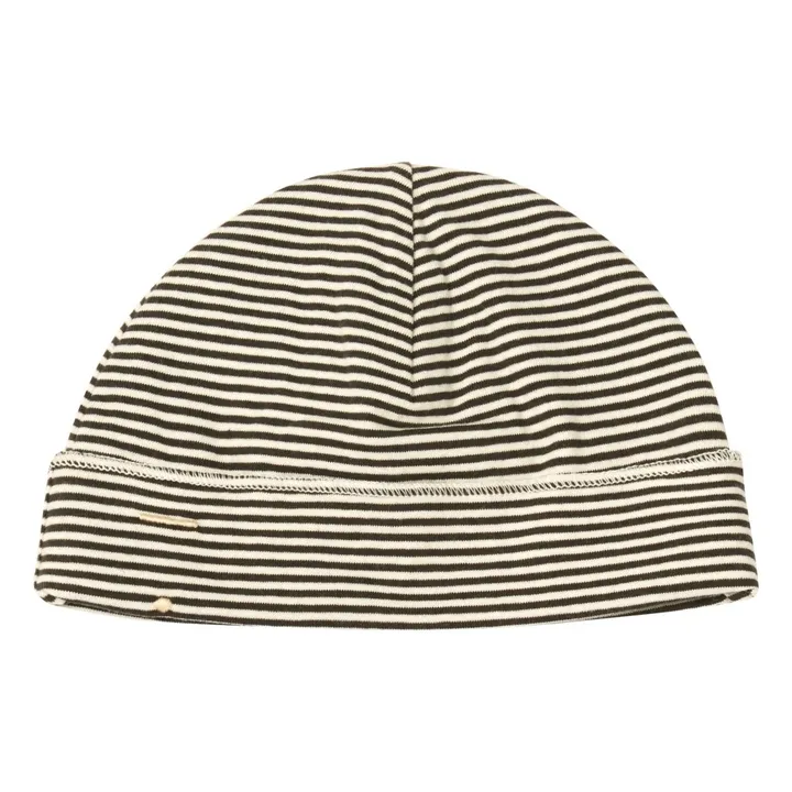 Gray Label Bonnet Coton Bio | Noir