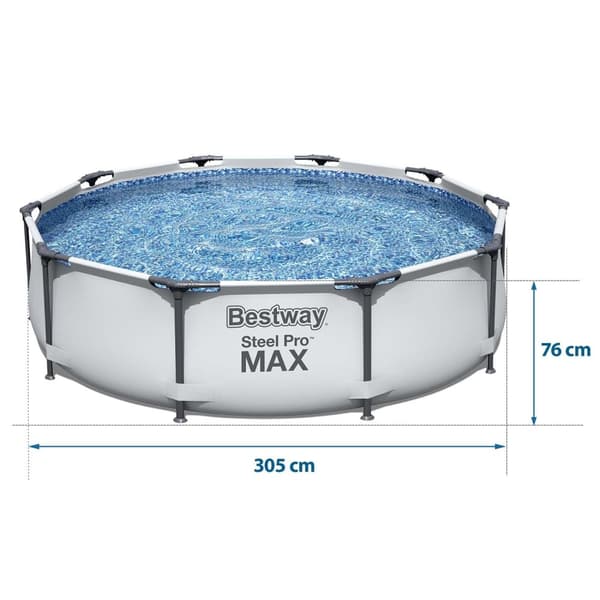 Ramme hagebasseng 305 x 76 cm 4in1 Bestway 56406