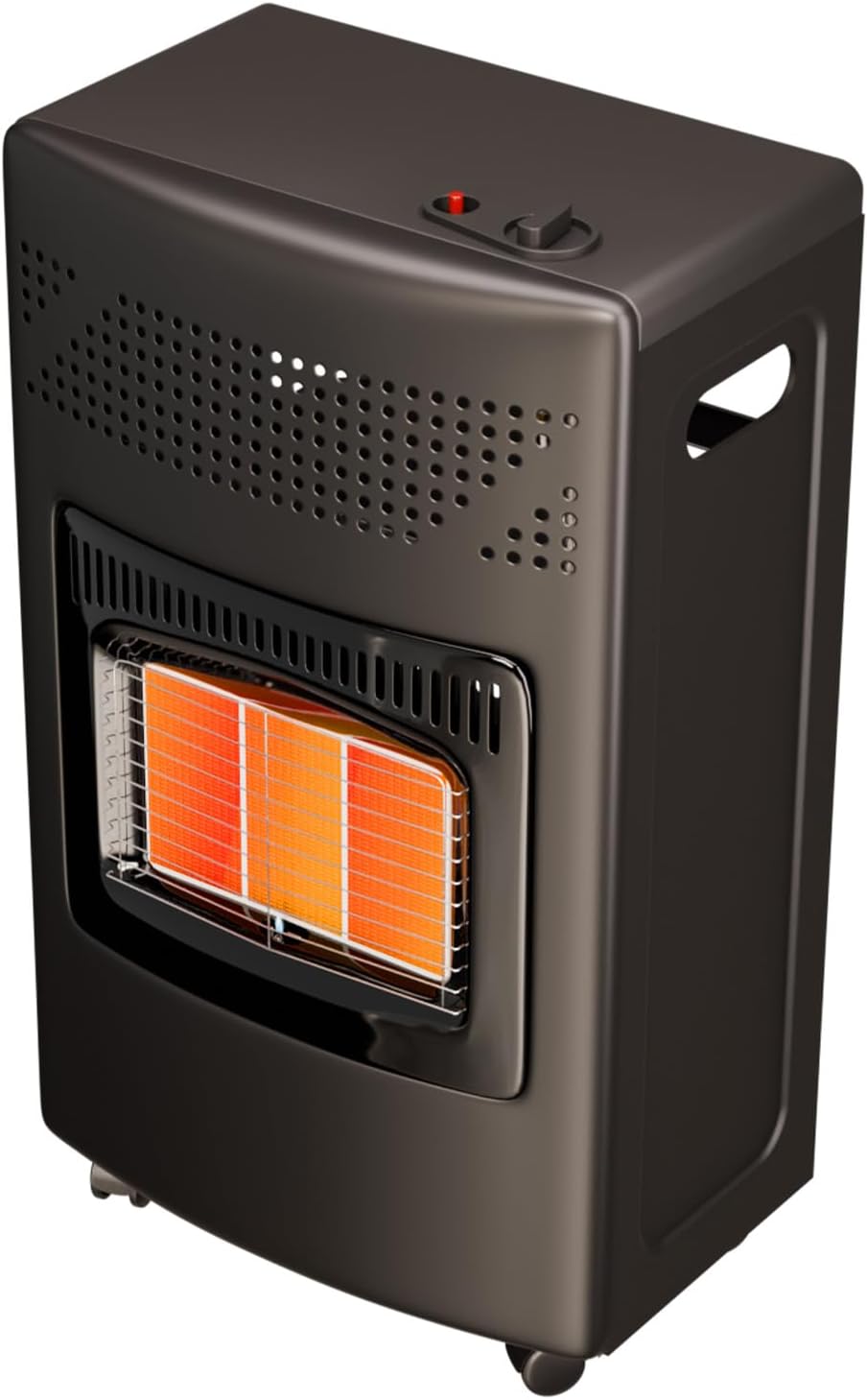 Tronitechnik® Heizgerät 4200 Watt 3 Stufen Gasheizofen Gasheizgerät Gasheizer Keramik Gasofen Gasstrahler für Gasflasche Propangas Heizer, Heizung inkl. Gasdruckregler mobil energiesparend