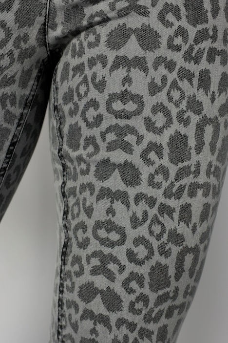 Jeans, Slim Fit, Animalprint, 5-Pocket