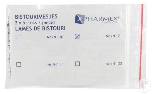Swann Morton Lames De Bistouri N°21 Non Stériles 10 Pièces