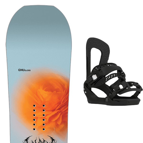 Pack snowboard GNU GLOSS + Fix