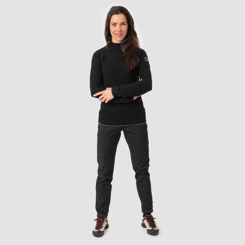 Salewa Damen Fanes Eng. Logo Am Pullover