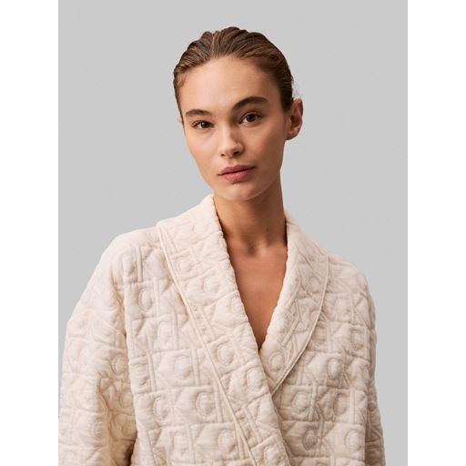 Calvin Klein Morgenkåbe, Ivory, M/L