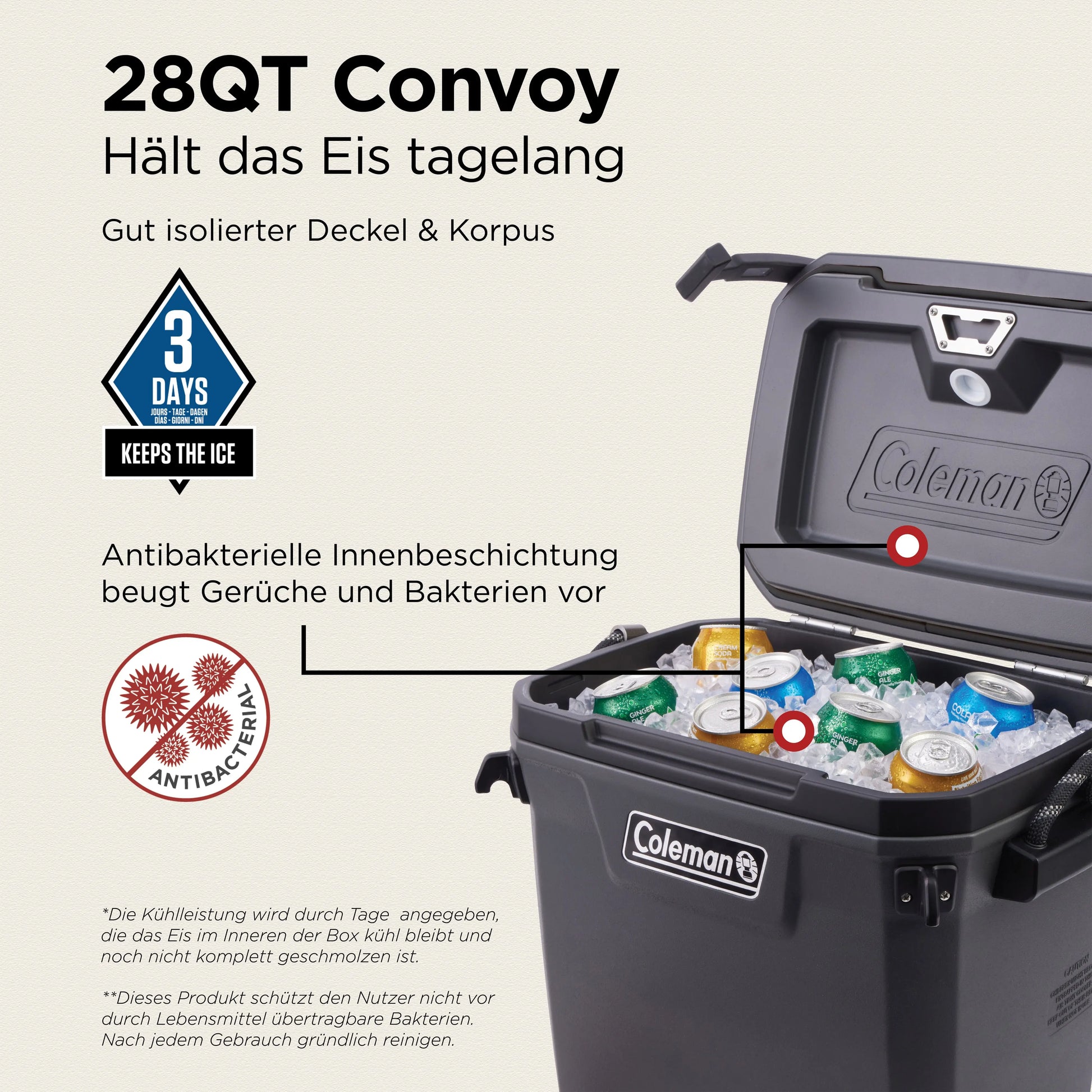 Coleman Convoy 28 QT Kühlbox