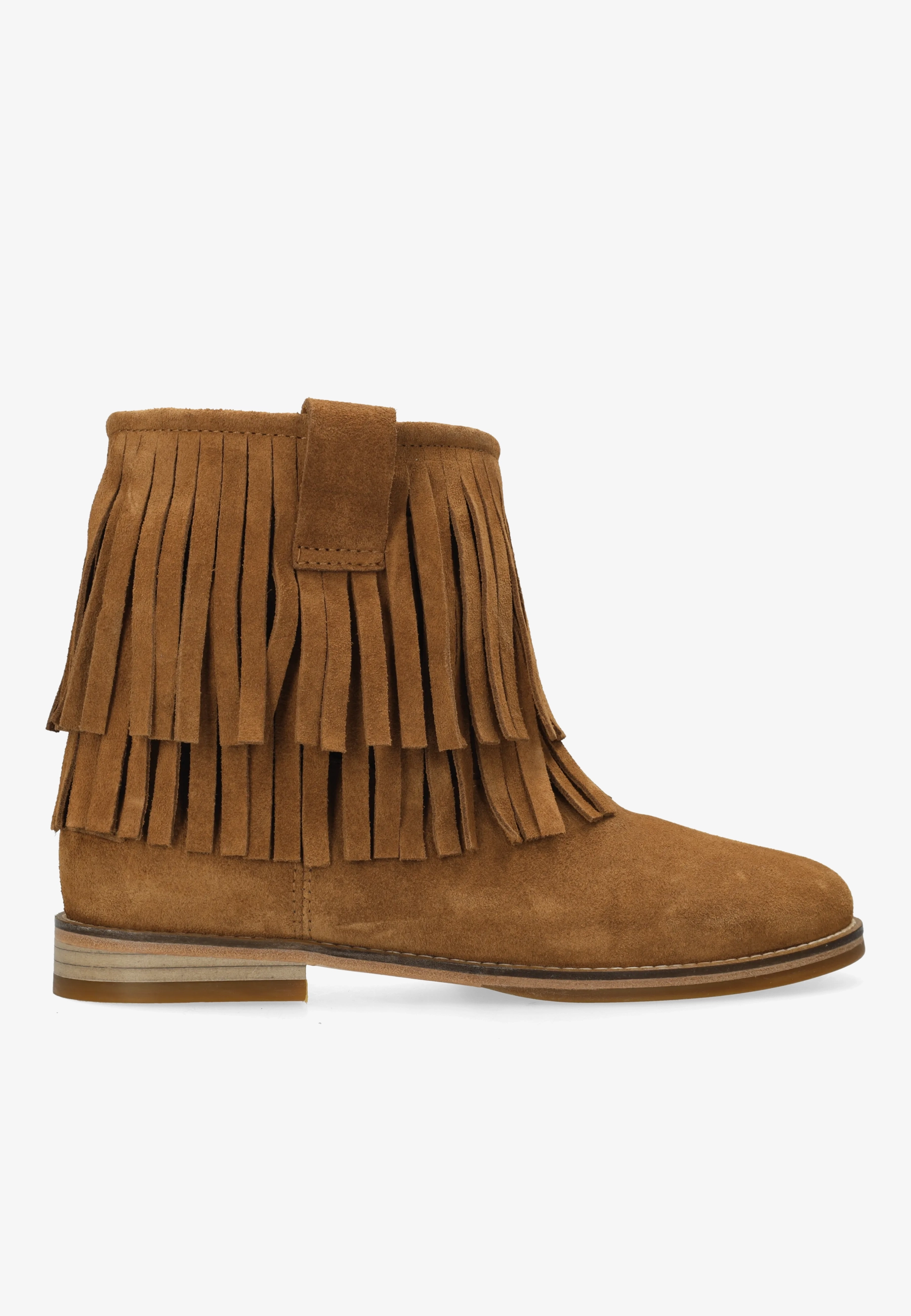FESTI IBIZA ANKLE BOOT Suede Cognac