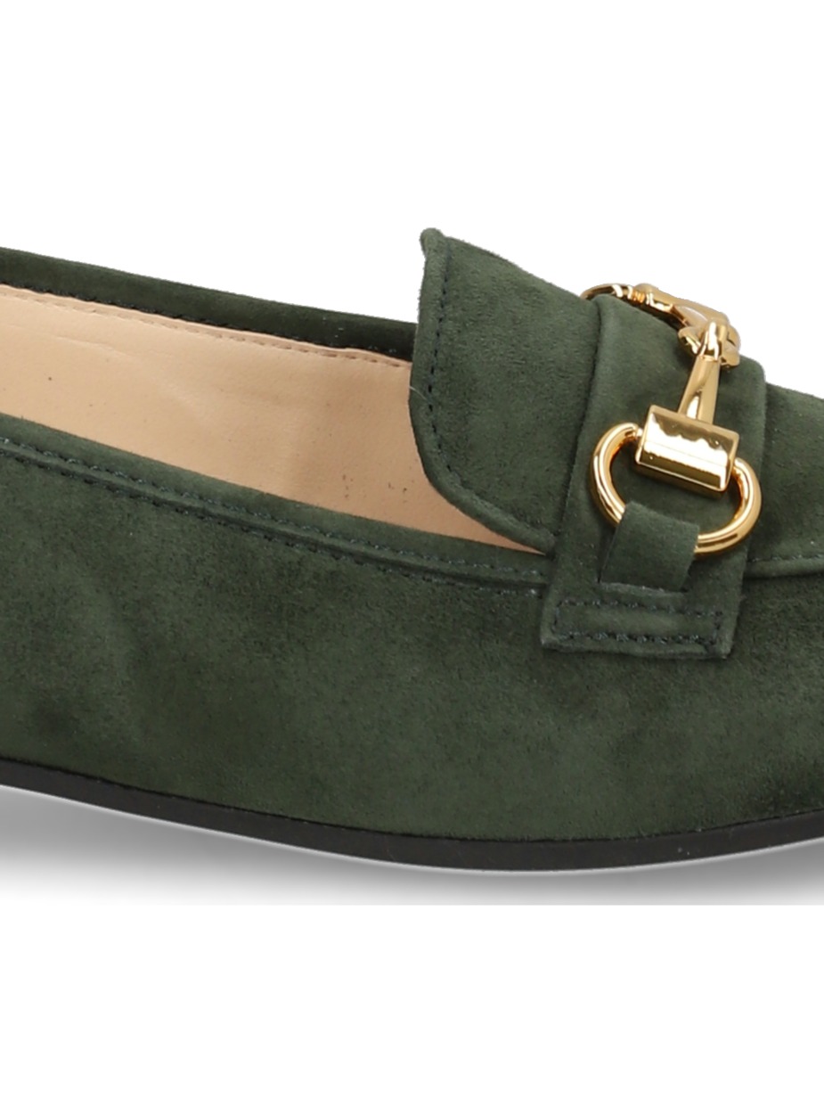 Veloursleder Slipper