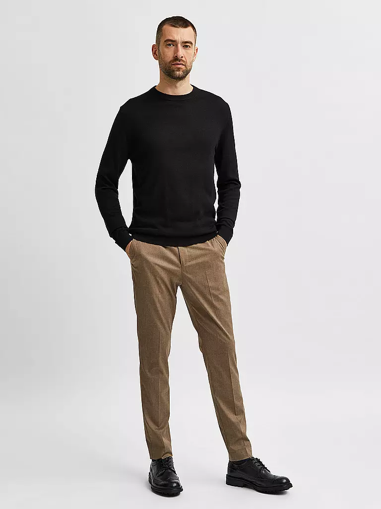 SELECTED Pullover SLHTOWN schwarz