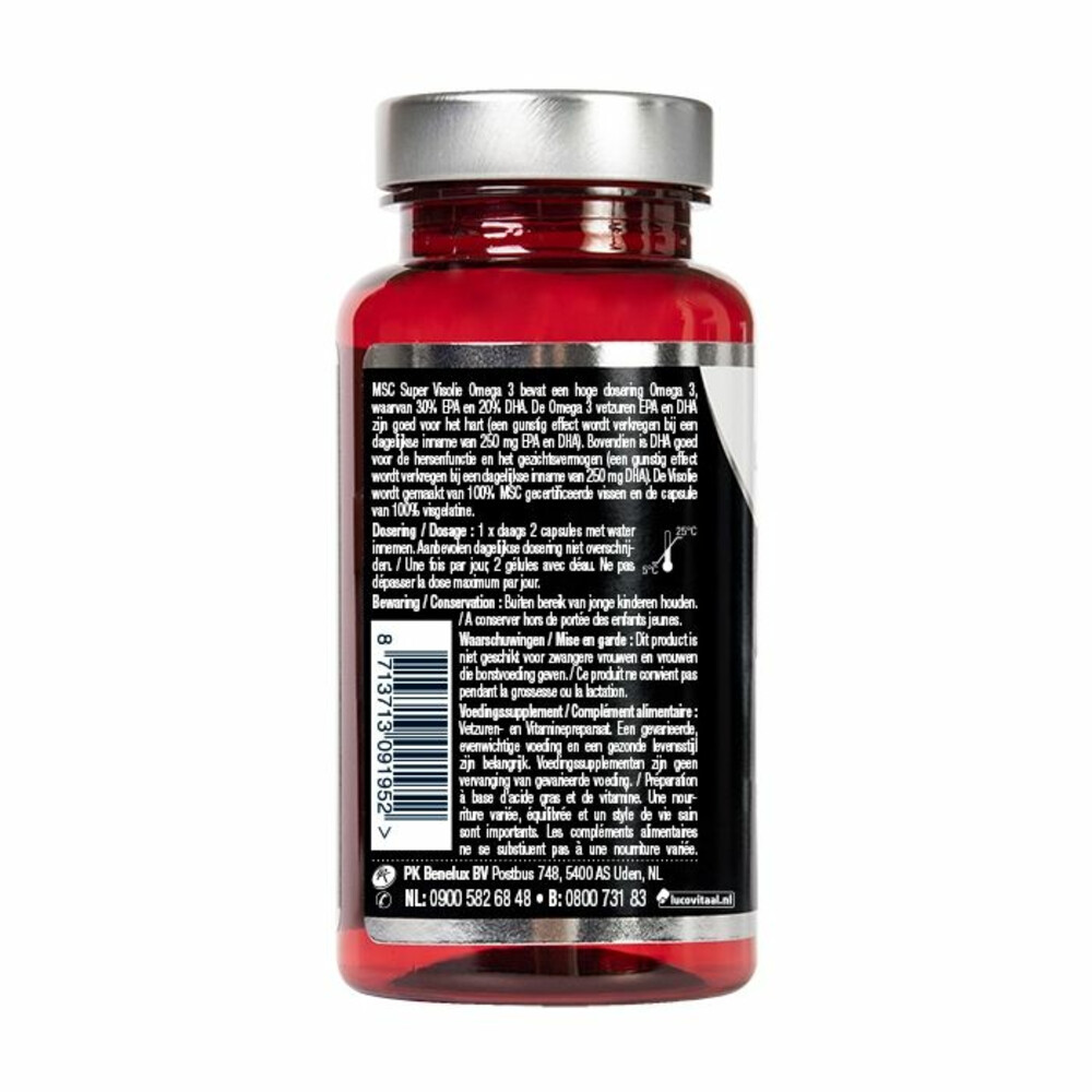 2x Lucovitaal MSC Visolie Omega 360 capsules