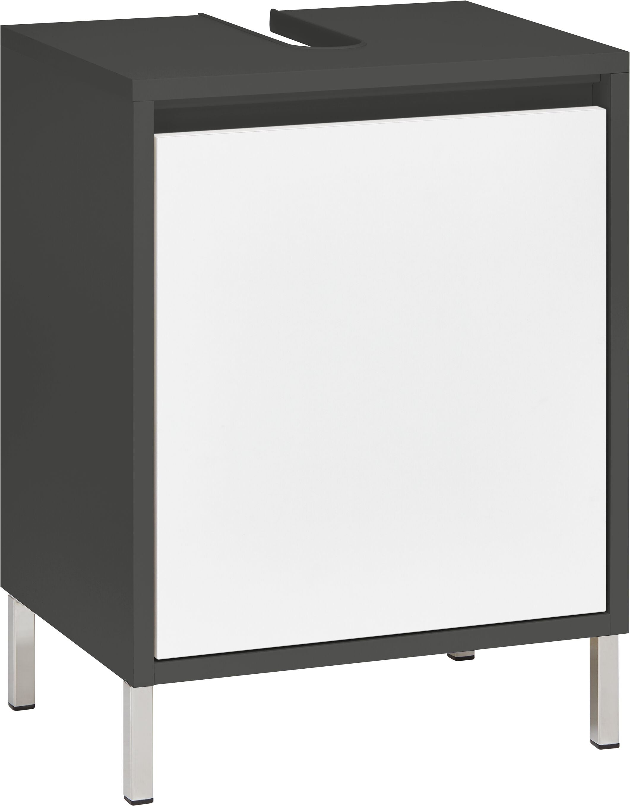 SIERRA Lavaboy - Anthrazit / Weiss / B: 45.0 cm x T: 35.0 cm x H: 60.0 cm