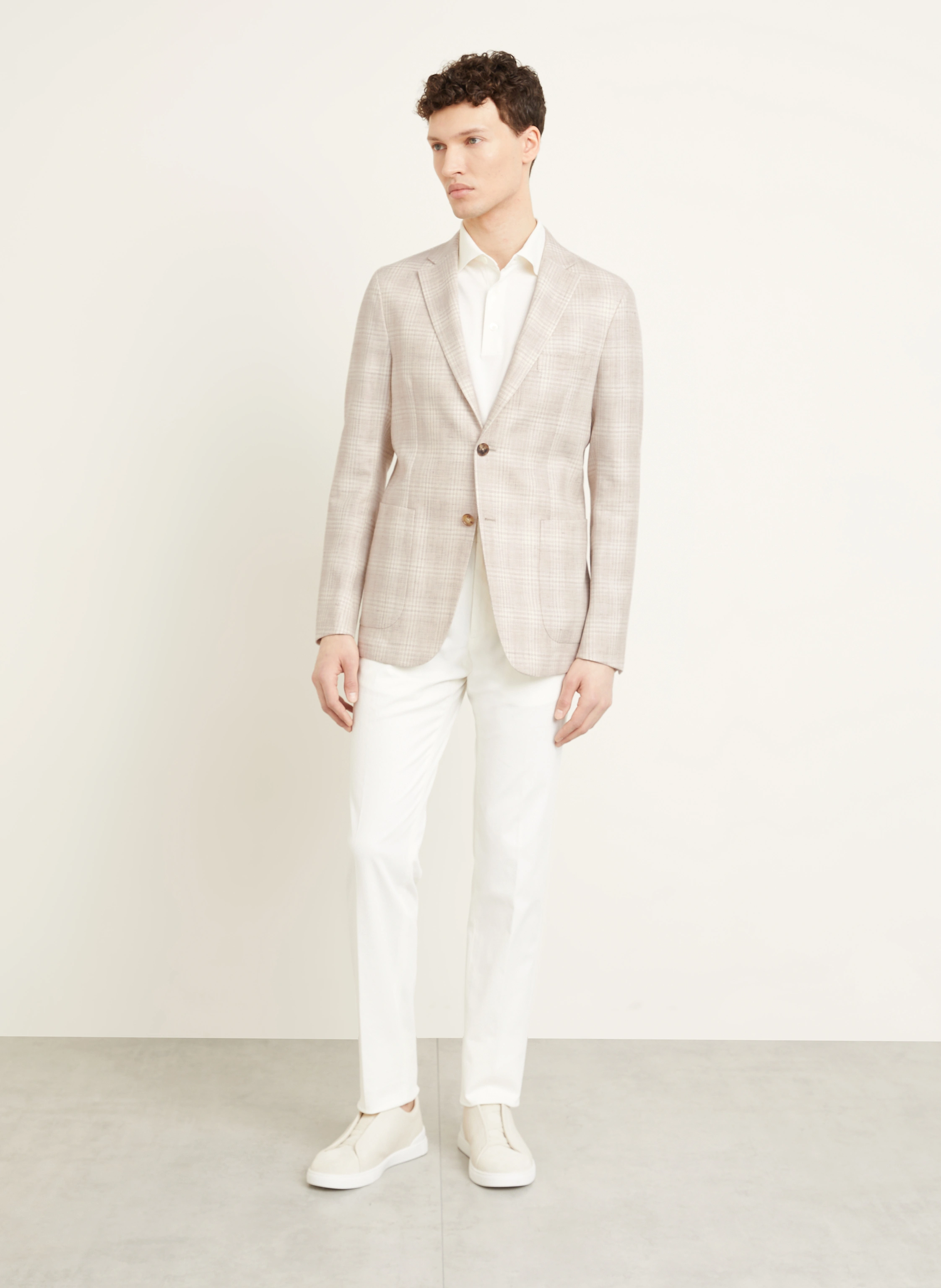 ZEGNA Sakko Extra Slim Fit mit Leinen