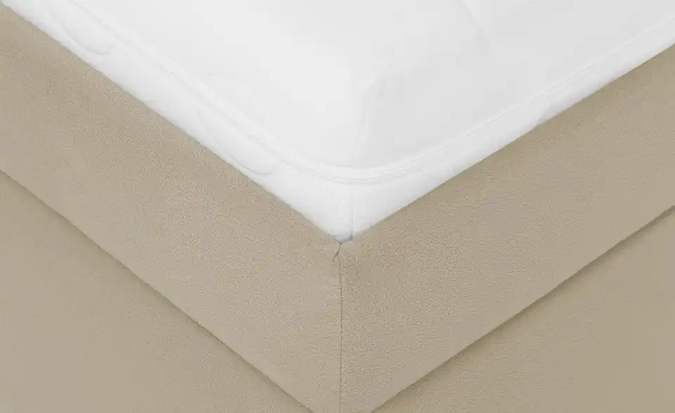 Polsterbett Lauren Beige 120 cm