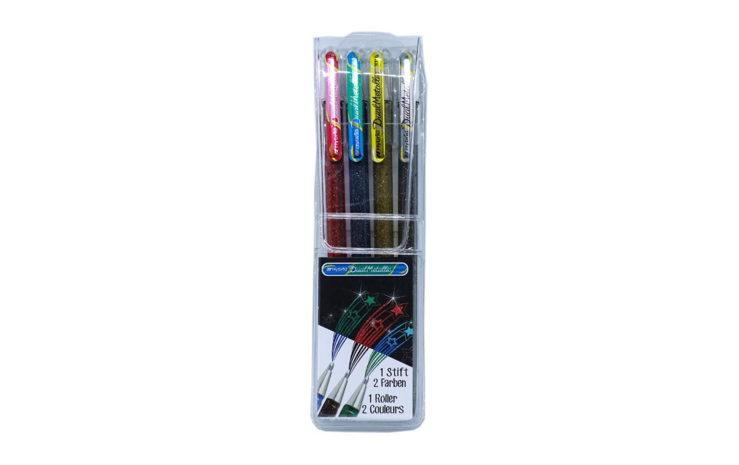 Gelschreiber Hybrid Gel Dual Metallic 1 mm, MehrfarbigGelroller