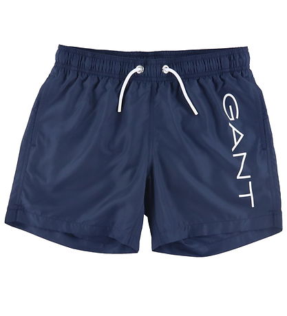 GANT Bådeshorts - Logo Lightweight - Marine