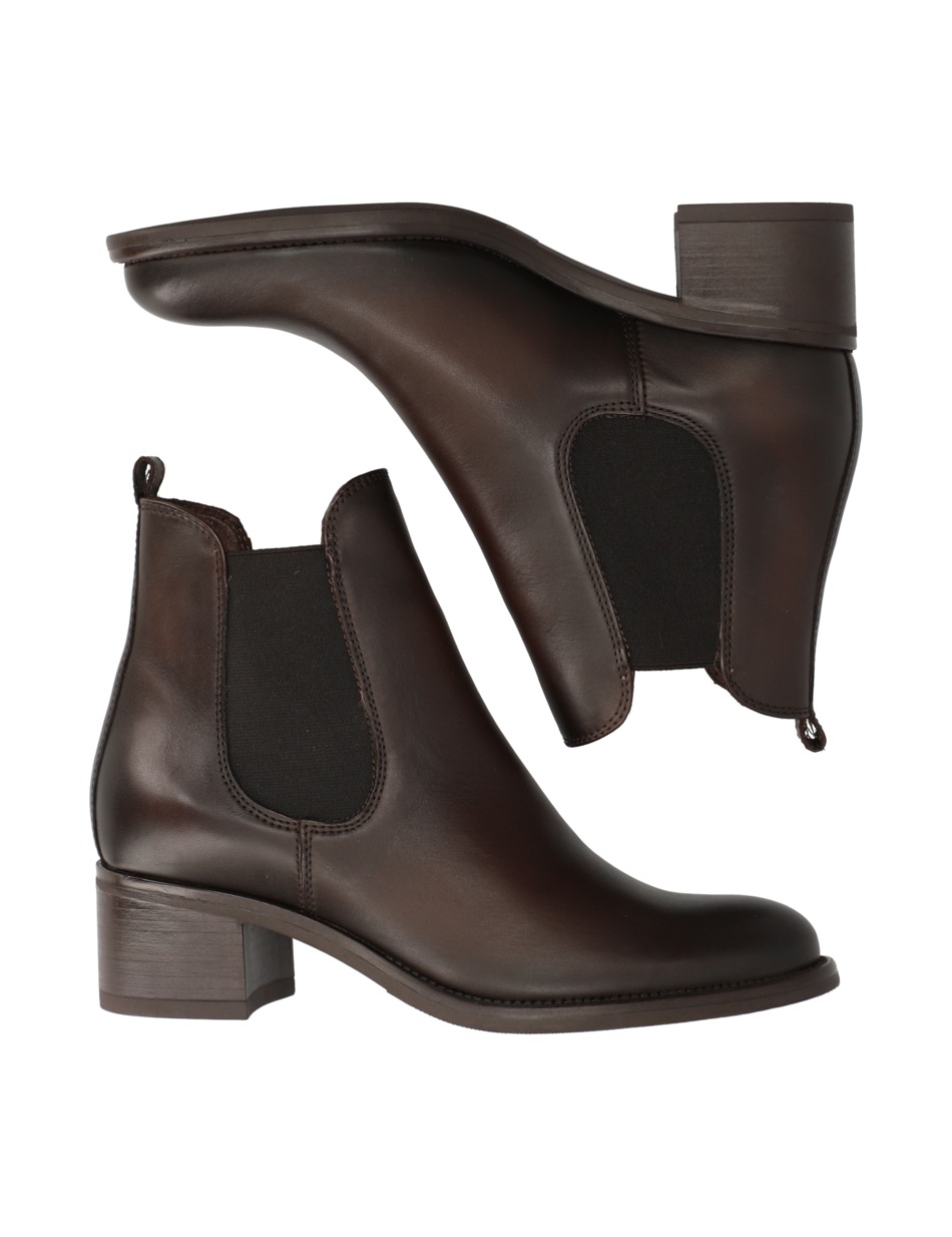 Glattleder Stiefelette