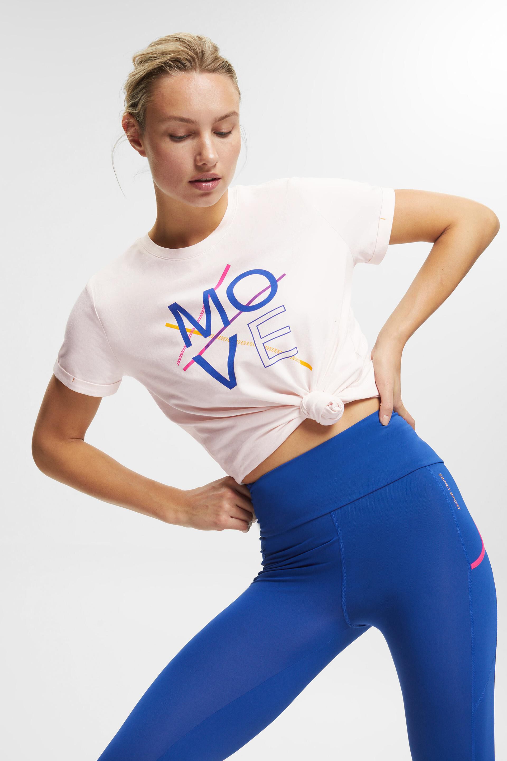 T-shirt en coton d’allure sportive