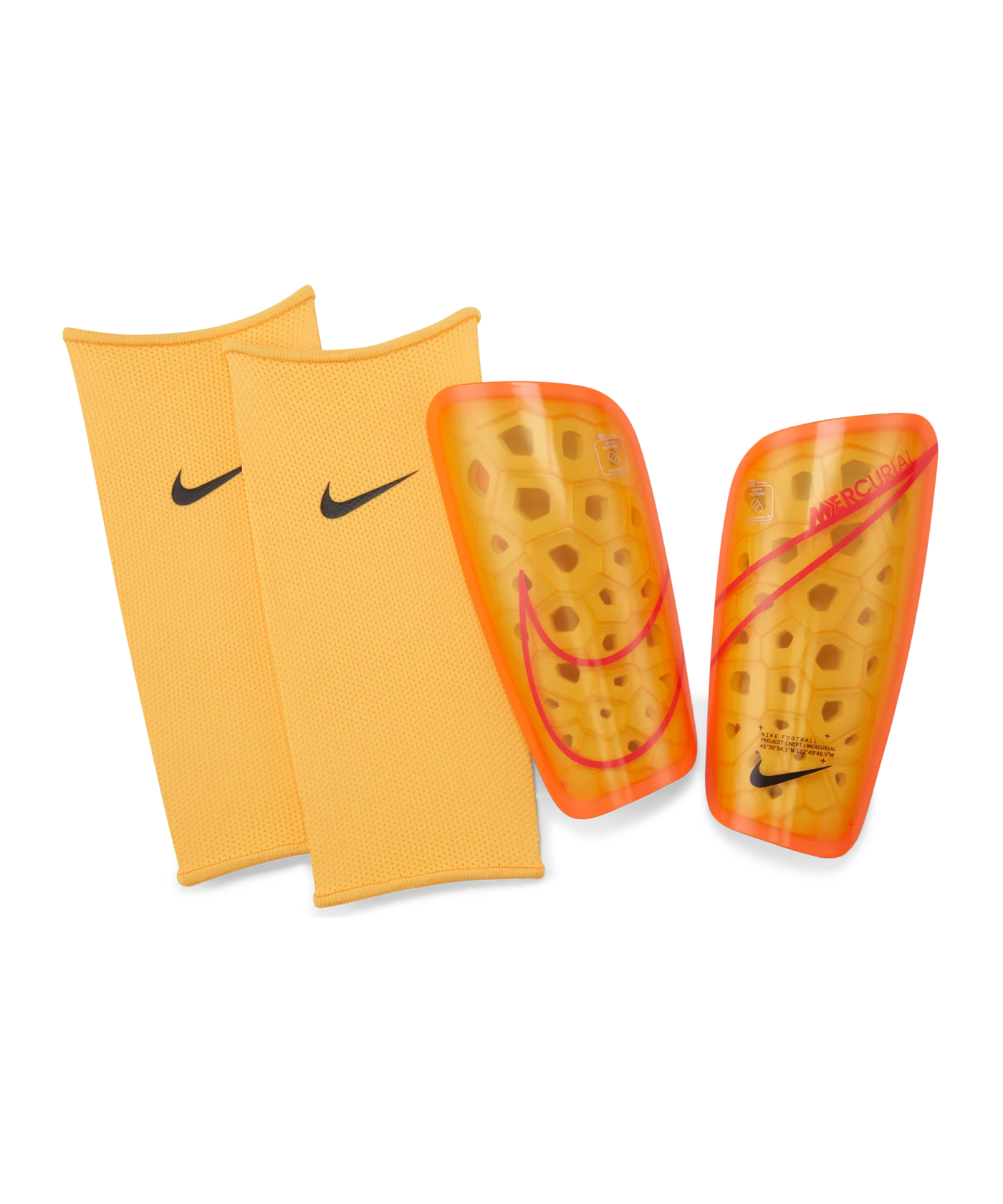 Nike Mercurial Lite Blueprint Schienbeinschoner Orange F846