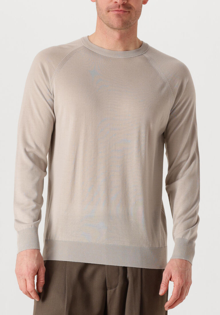 beige filippo de laurentiis trui g collo ml raglan r merino