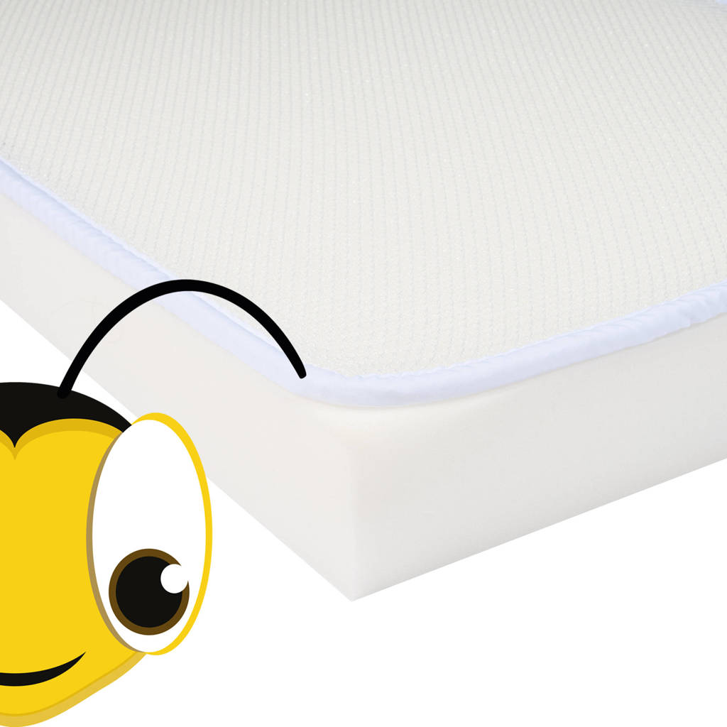 Onze baby slaapt heerlijk!baby matras Bij