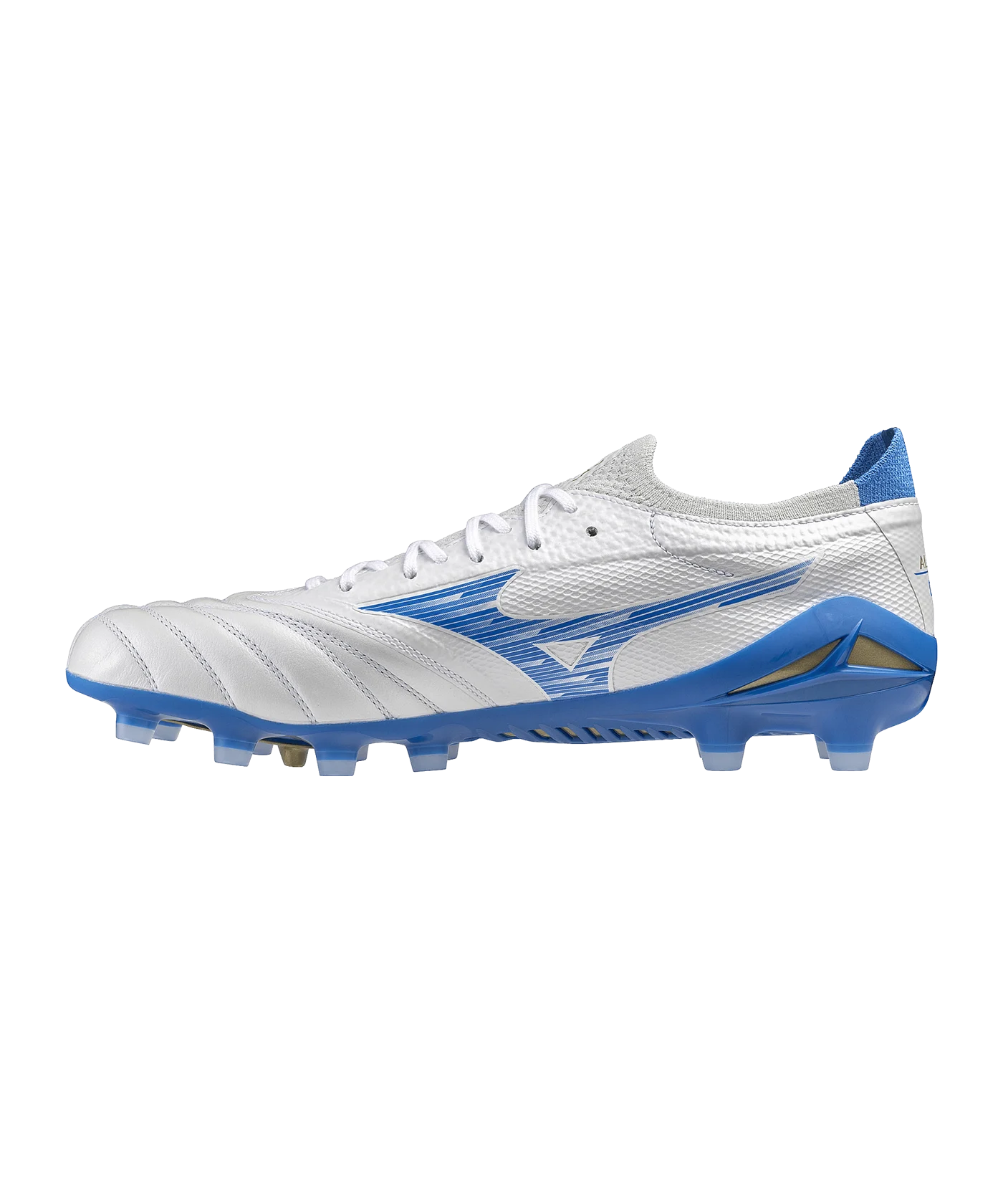 Mizuno Morelia Neo IV Beta Elite FG Mugen Weiss Blau F25