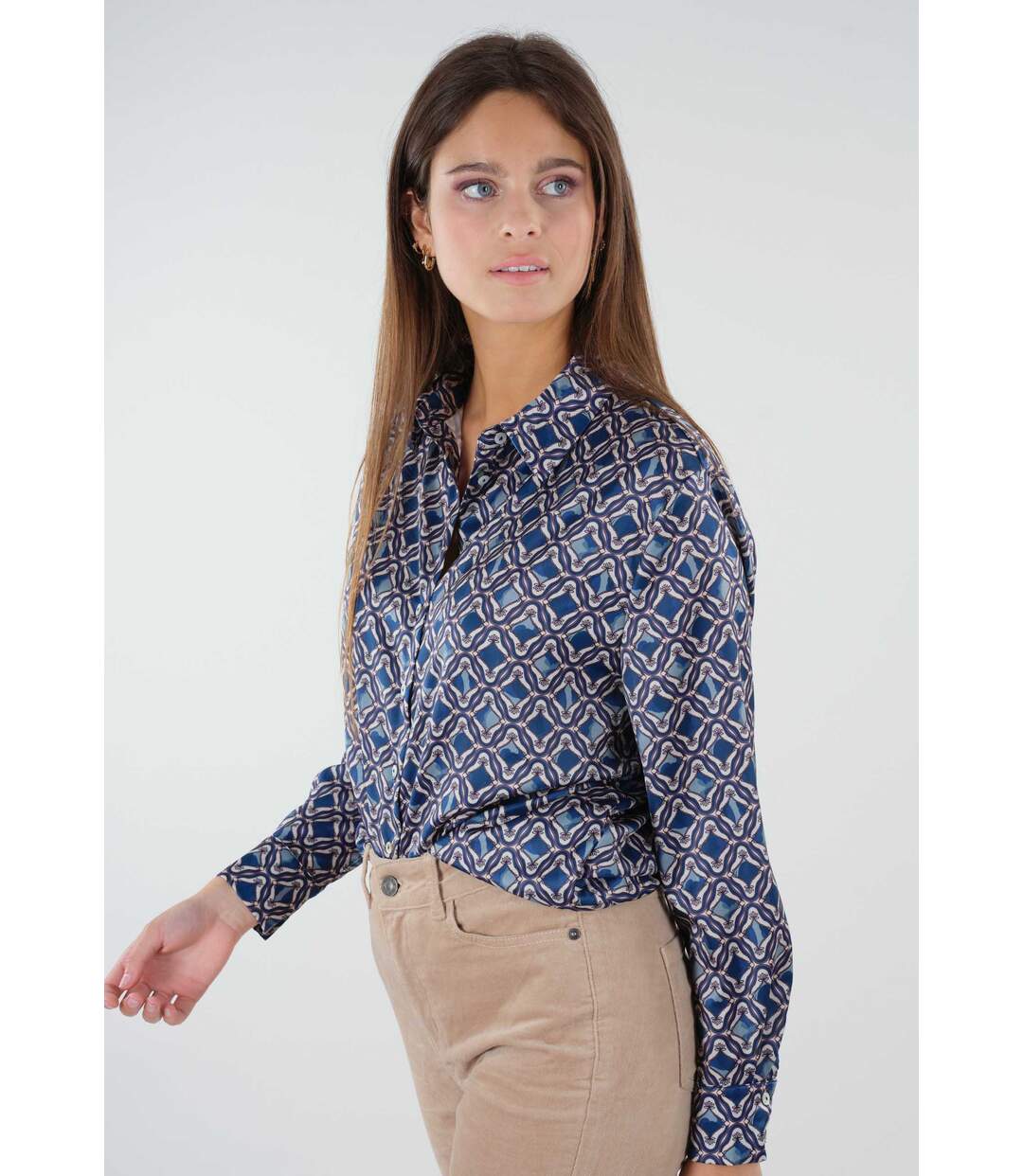 Chemise imprimé géometrique TAOMA