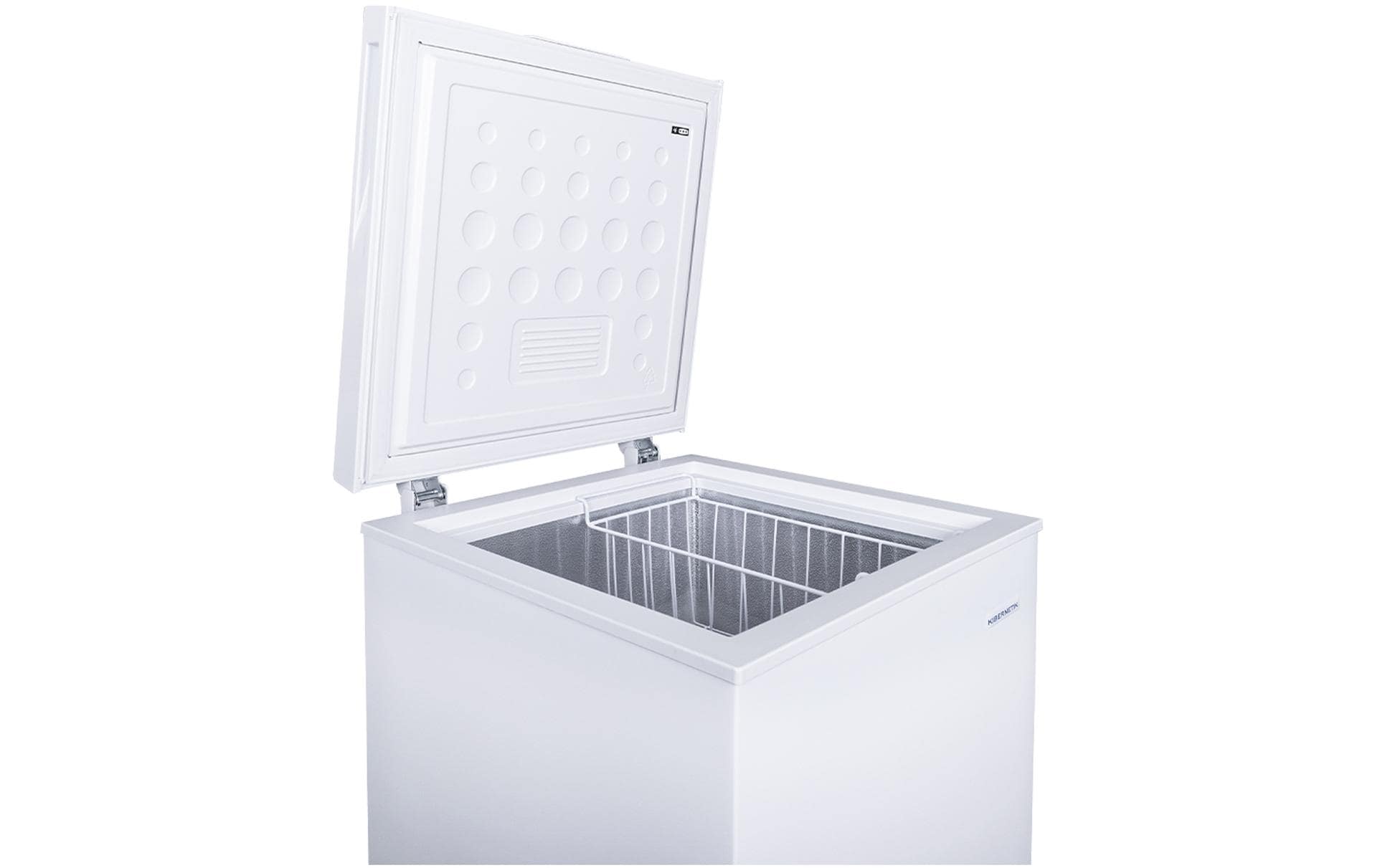 Gefriertruhe GT96 Weiss<br>Tiefkühltruhe mit Ablagekorb