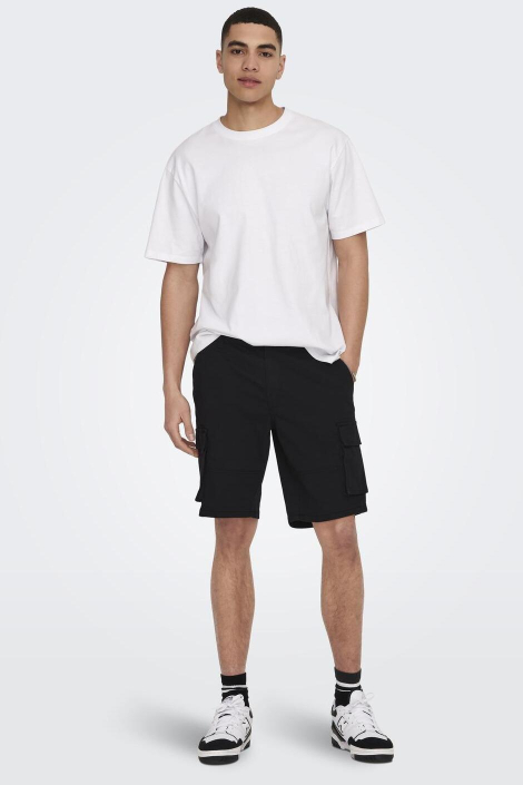 Only & Sons zwarte heren korte broek
