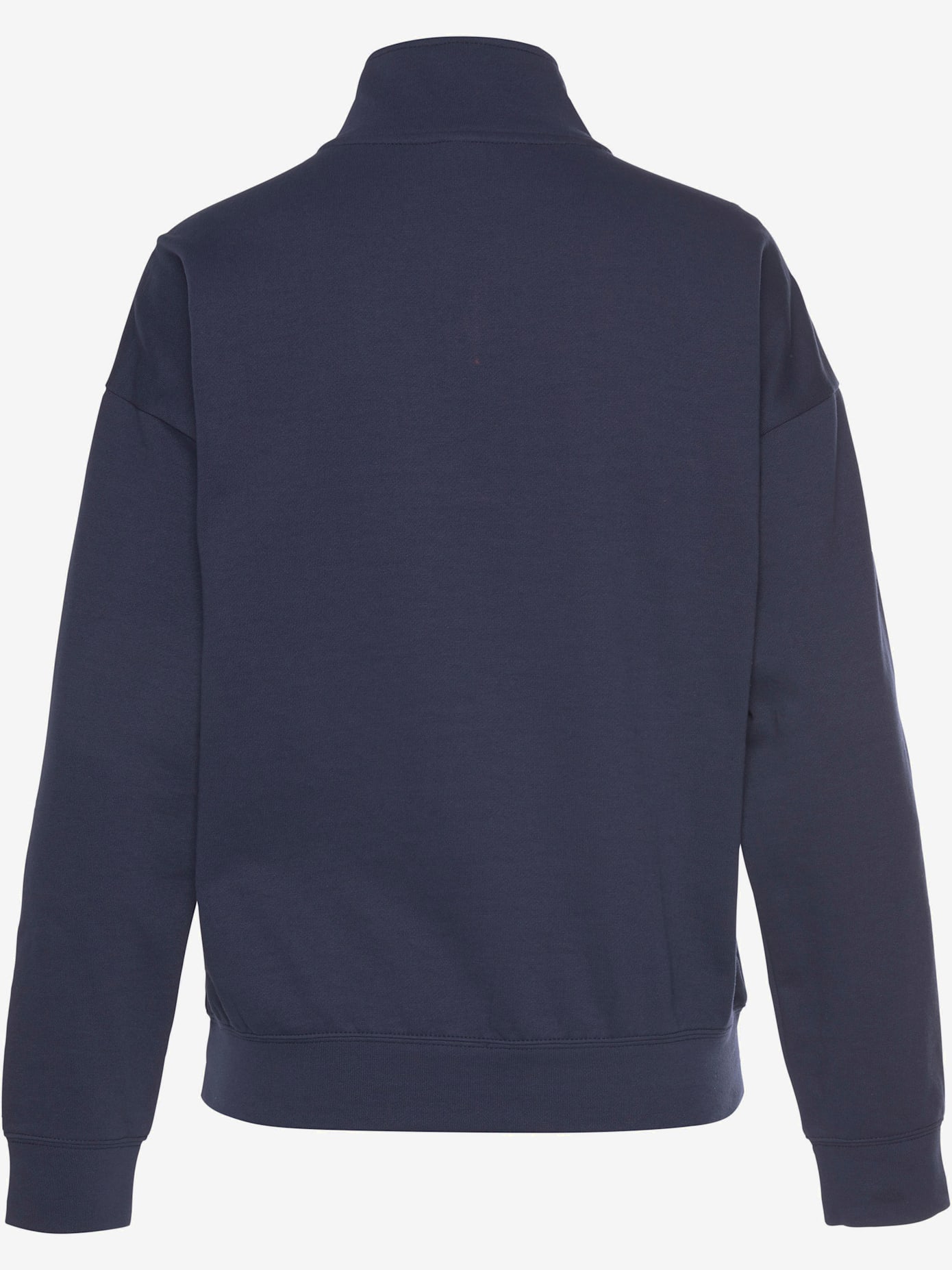 Sweat-shirt pull camionneur avec glissière et col haut