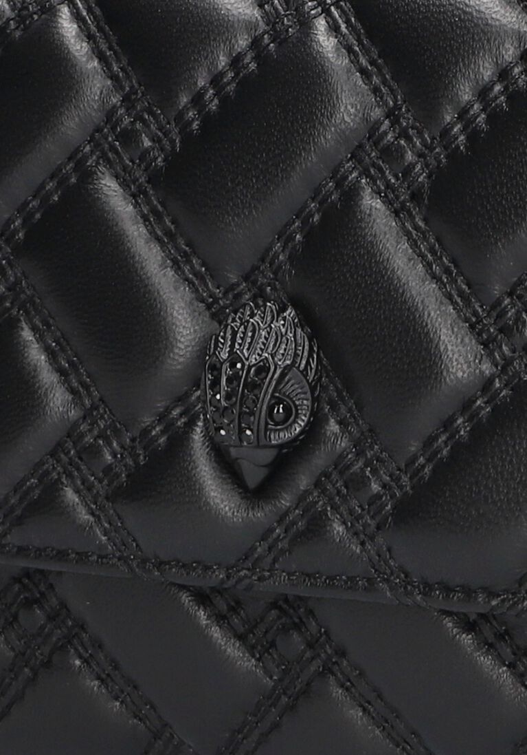 KURT GEIGER LONDON zwarte kurt geiger london schoudertas kensington chain wallet d