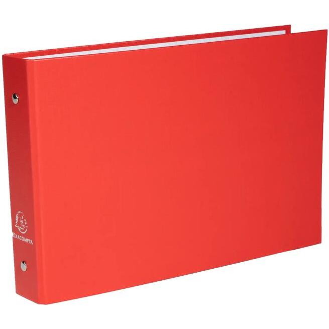 Classeur rembordé polypropylène pour fiches bristol 125x200 2 anneaux 25mm