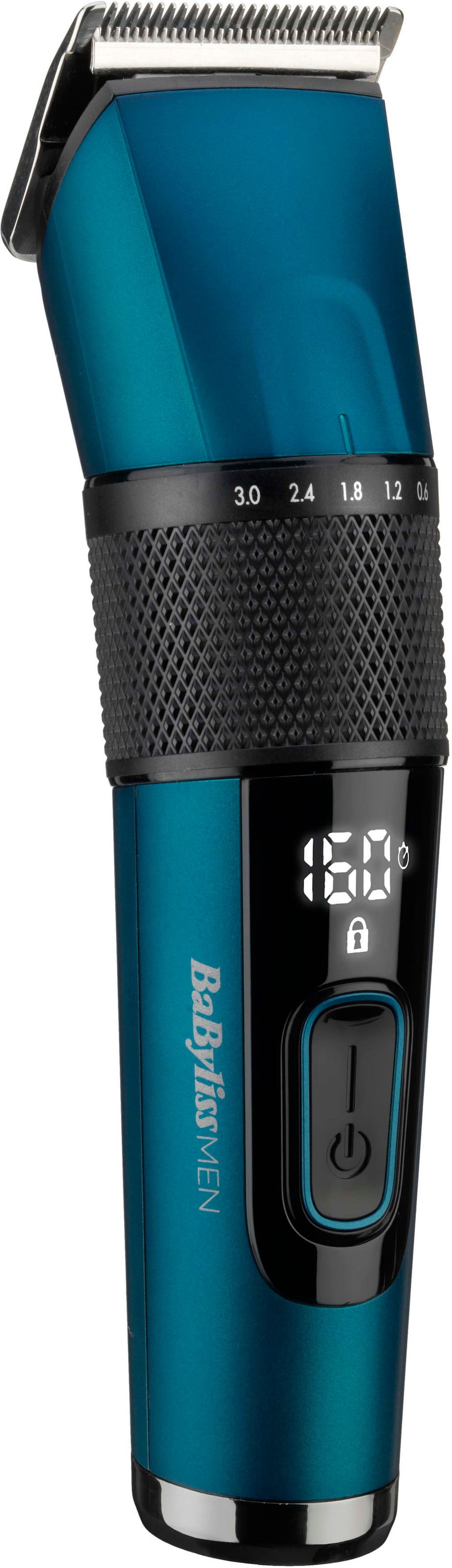 BaByliss Haarschneider »E990E MEN Japanese Steel« 8 Aufsätze mit digitaler Anzeige