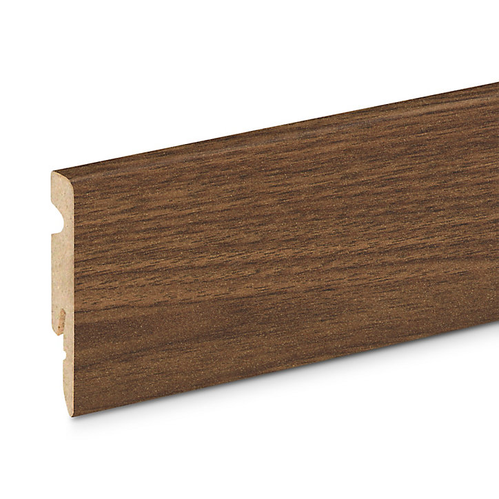 Plinthe MDF 220 x 6 cm Décor 225 marron (vendue à la pièce)