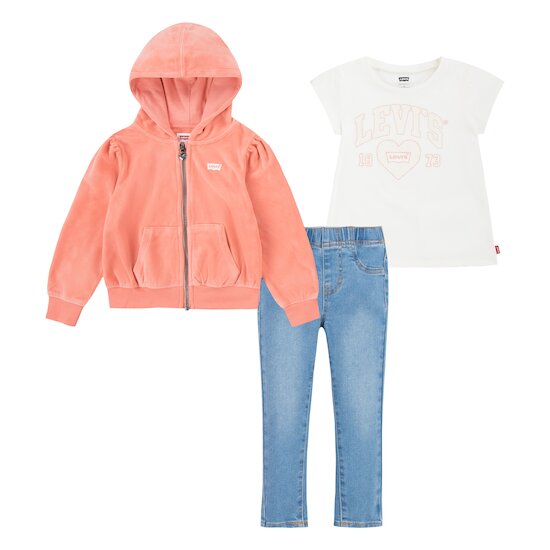 Ensemble 3 pièces   Orange        3 mois   de               Levi's Kids
