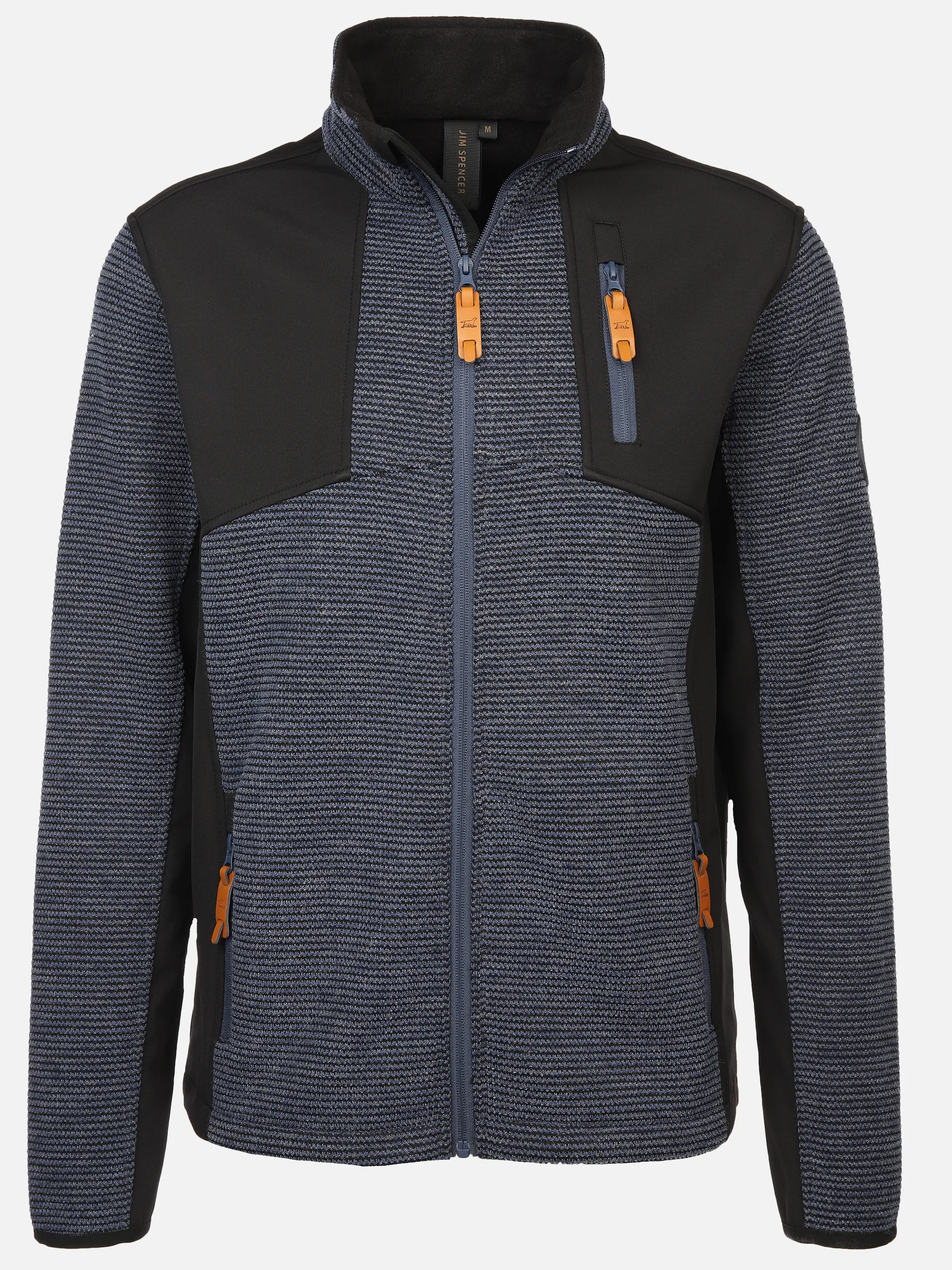 Herren Strickfleece Jacke