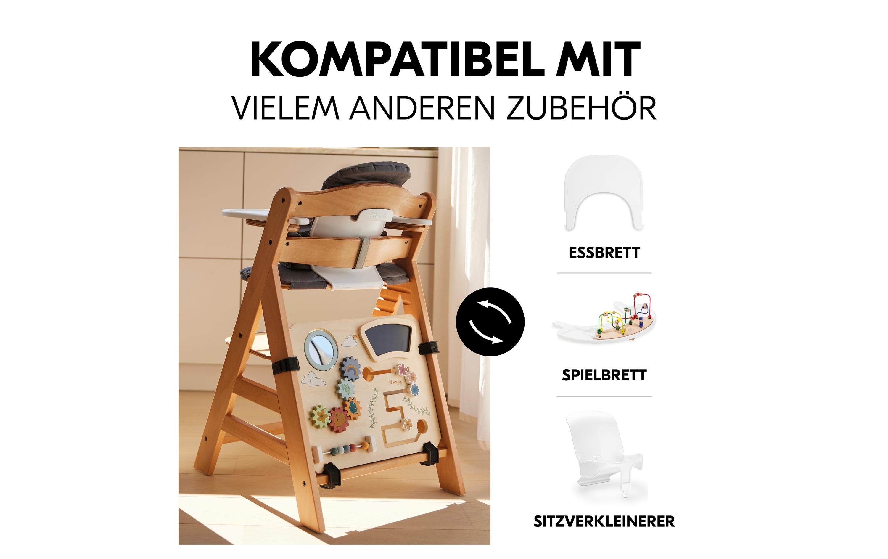 Hochstuhleinsatz Highchair Play BoardActivity Board für Holzhochstühle