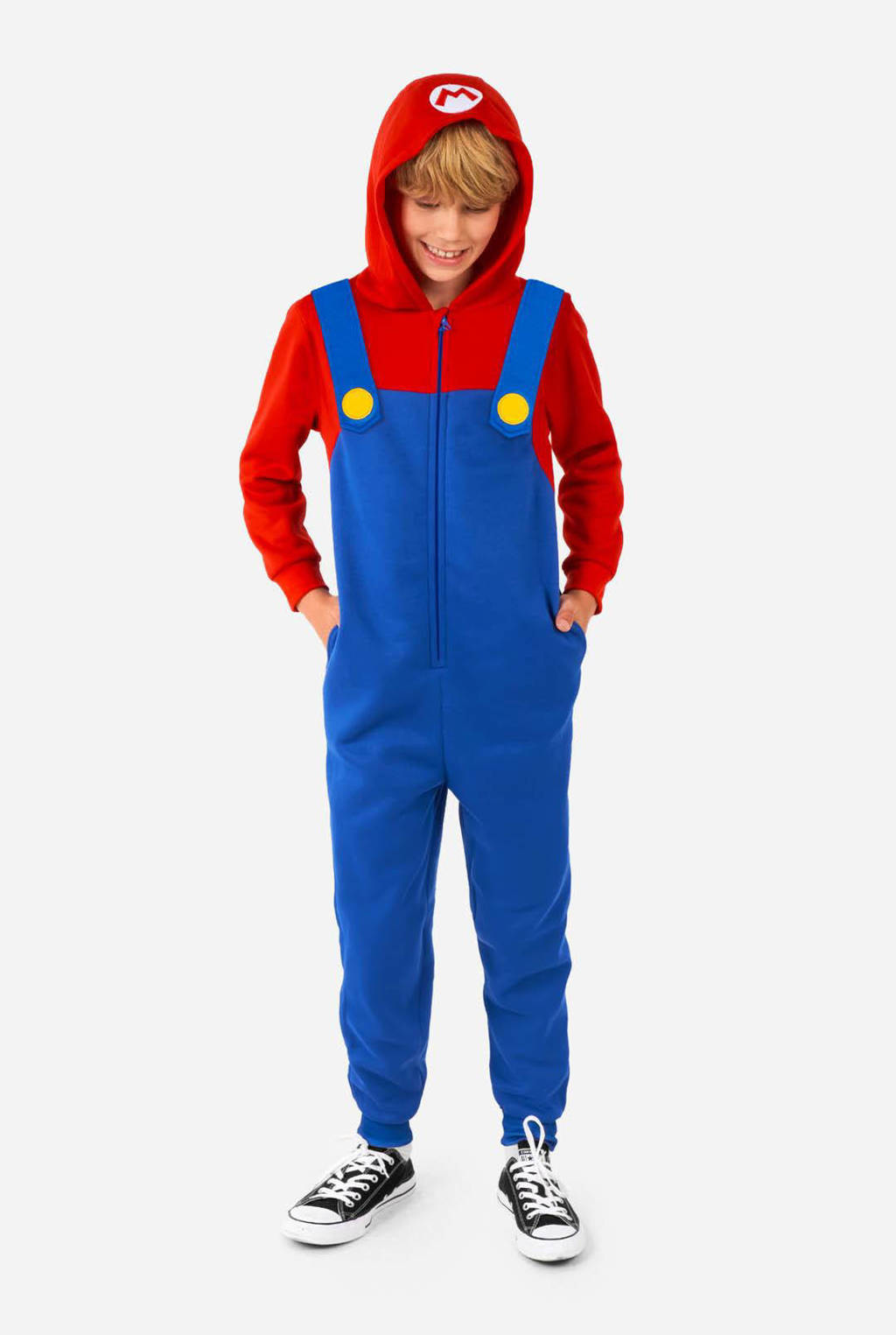 OppoSuits onesie Mario blauw/rood